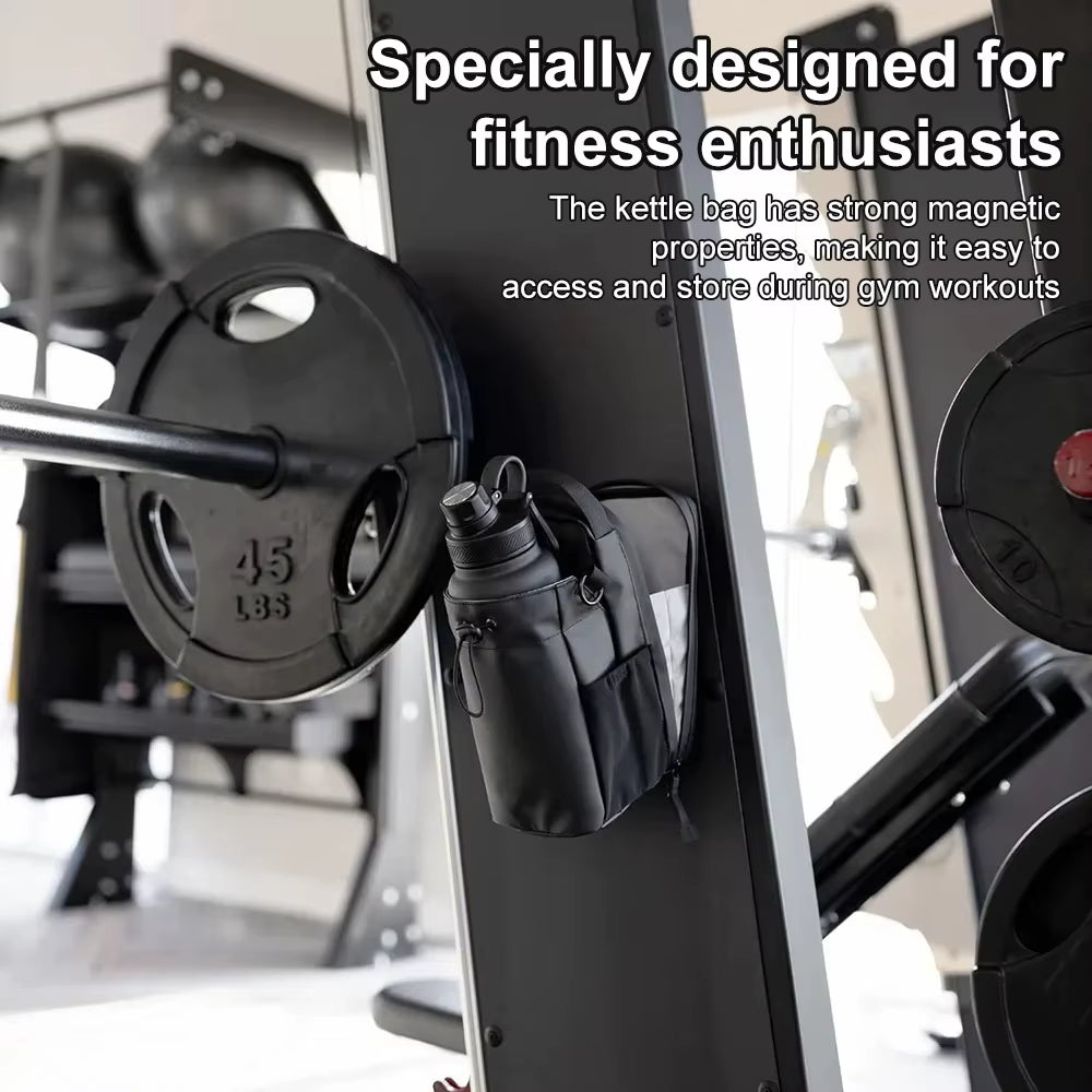 Tragbare Magnet-Sporttasche – Organizer für Trinkflasche & Zubehör